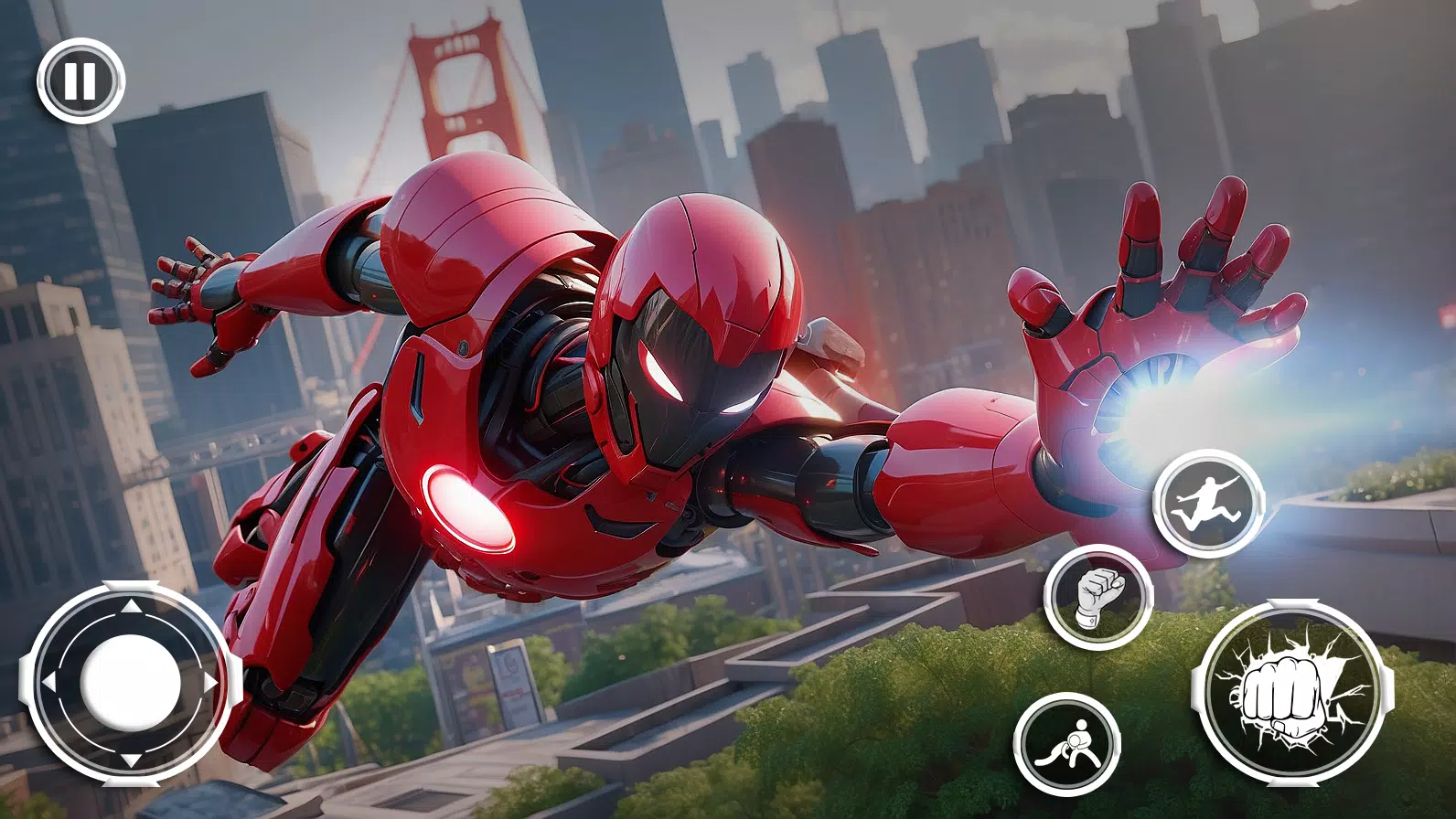 Flying Iron Robot Captura de tela 3