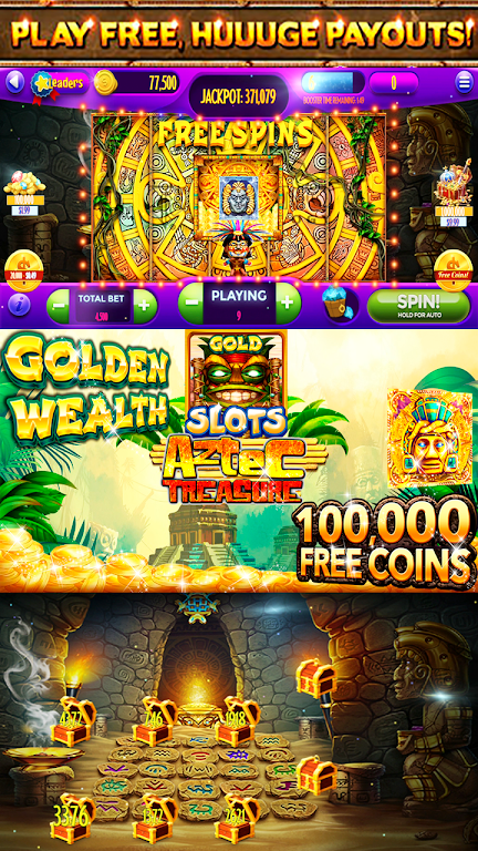 Slots! Azetc Gold Treasures Vegas Slot machines应用截图第1张