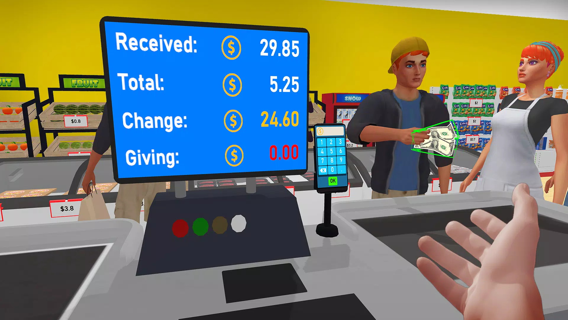 Supermarket 3D Simulation Game Capture d'écran 3