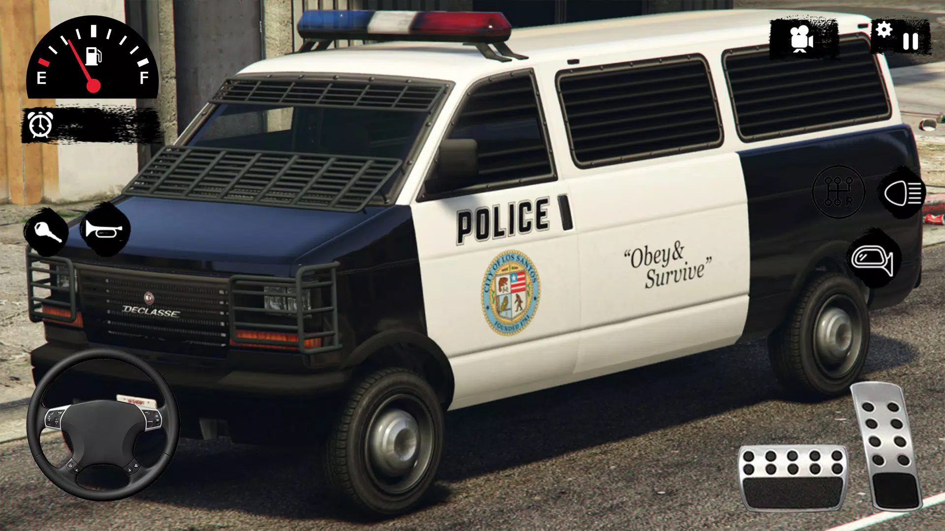 Offroad Police Truck Drive 3D Скриншот 3