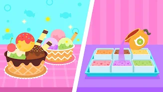 DuDu Dessert Shop DIY Games स्क्रीनशॉट 1