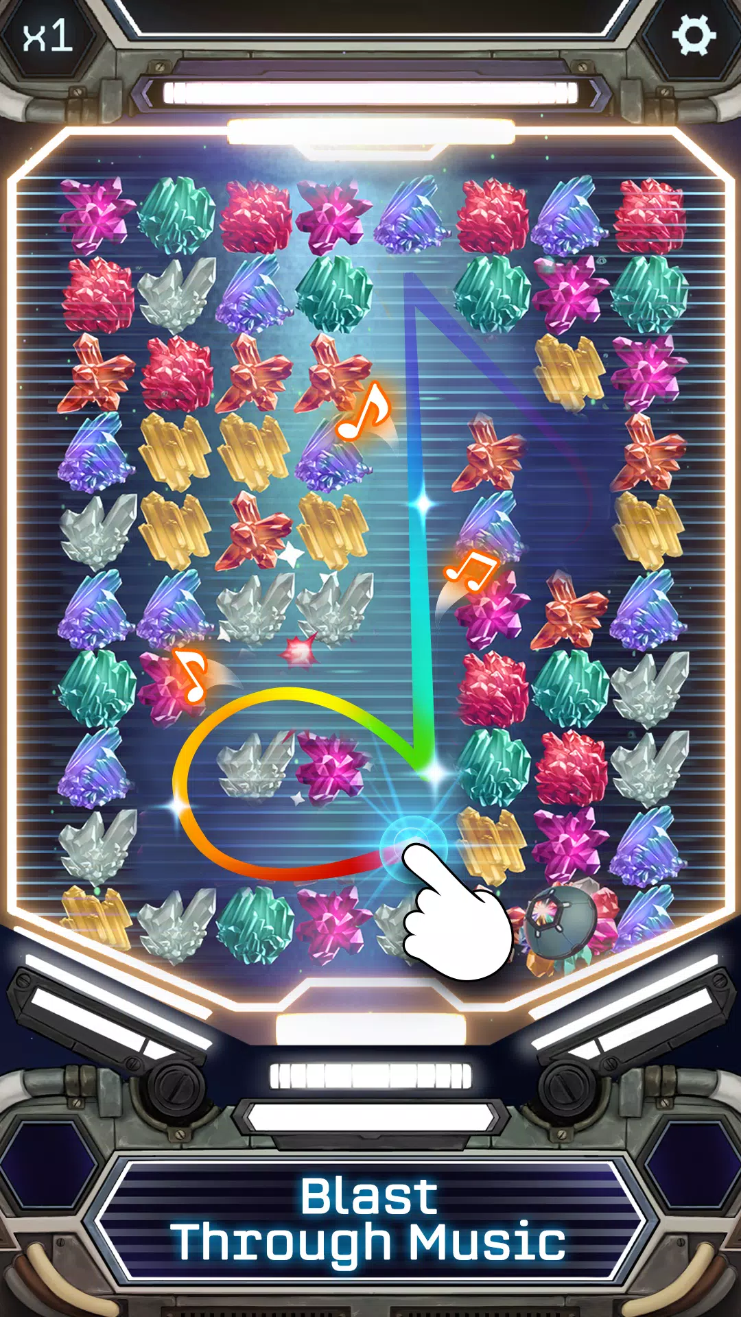 Melody Match: Galaxy Puzzle Captura de pantalla 1