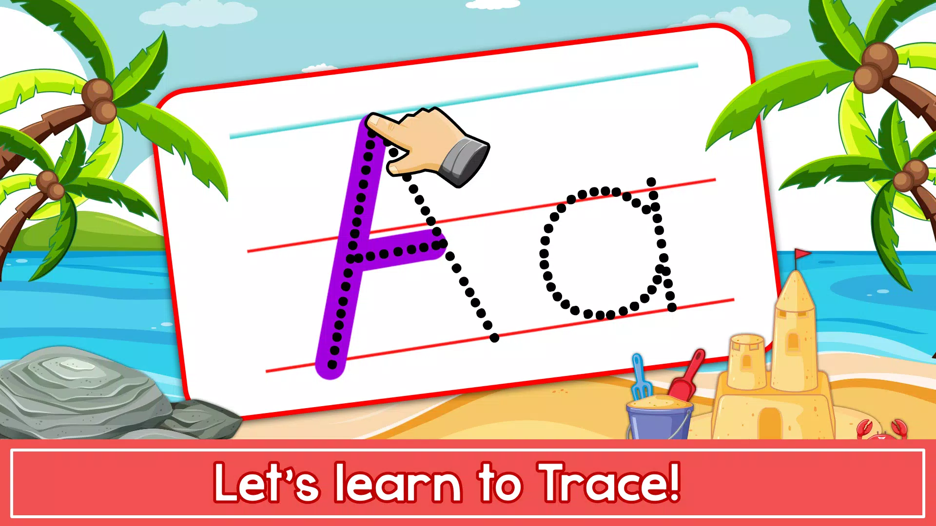 ABC Tracing Kids Learning Game Captura de pantalla 0