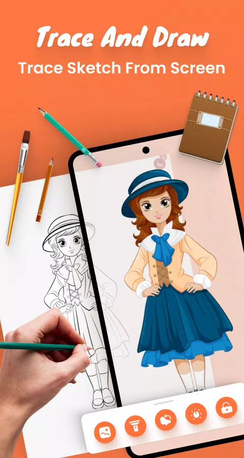 Draw sketch : Sketch and Paint Captura de tela 2