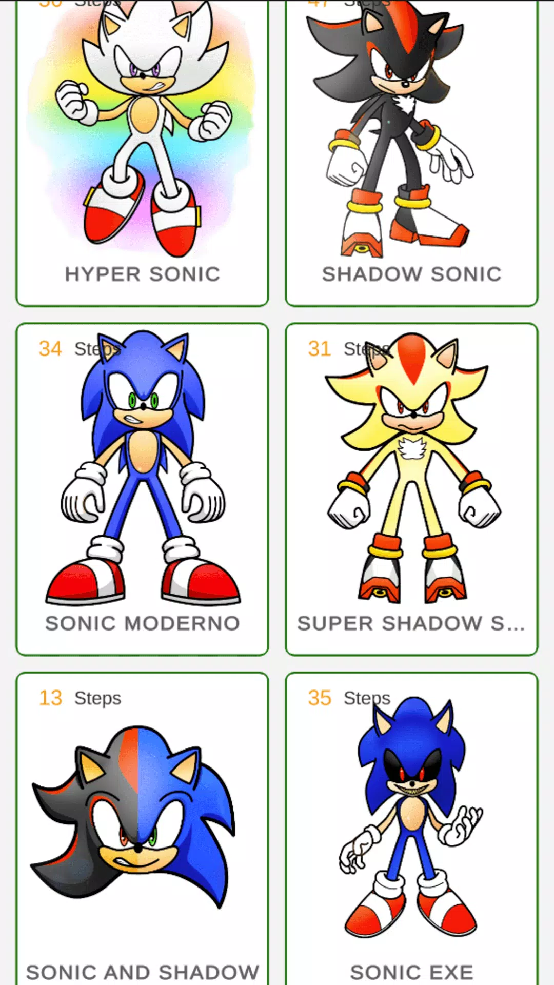 How to draw sonik characters應用截圖第1張