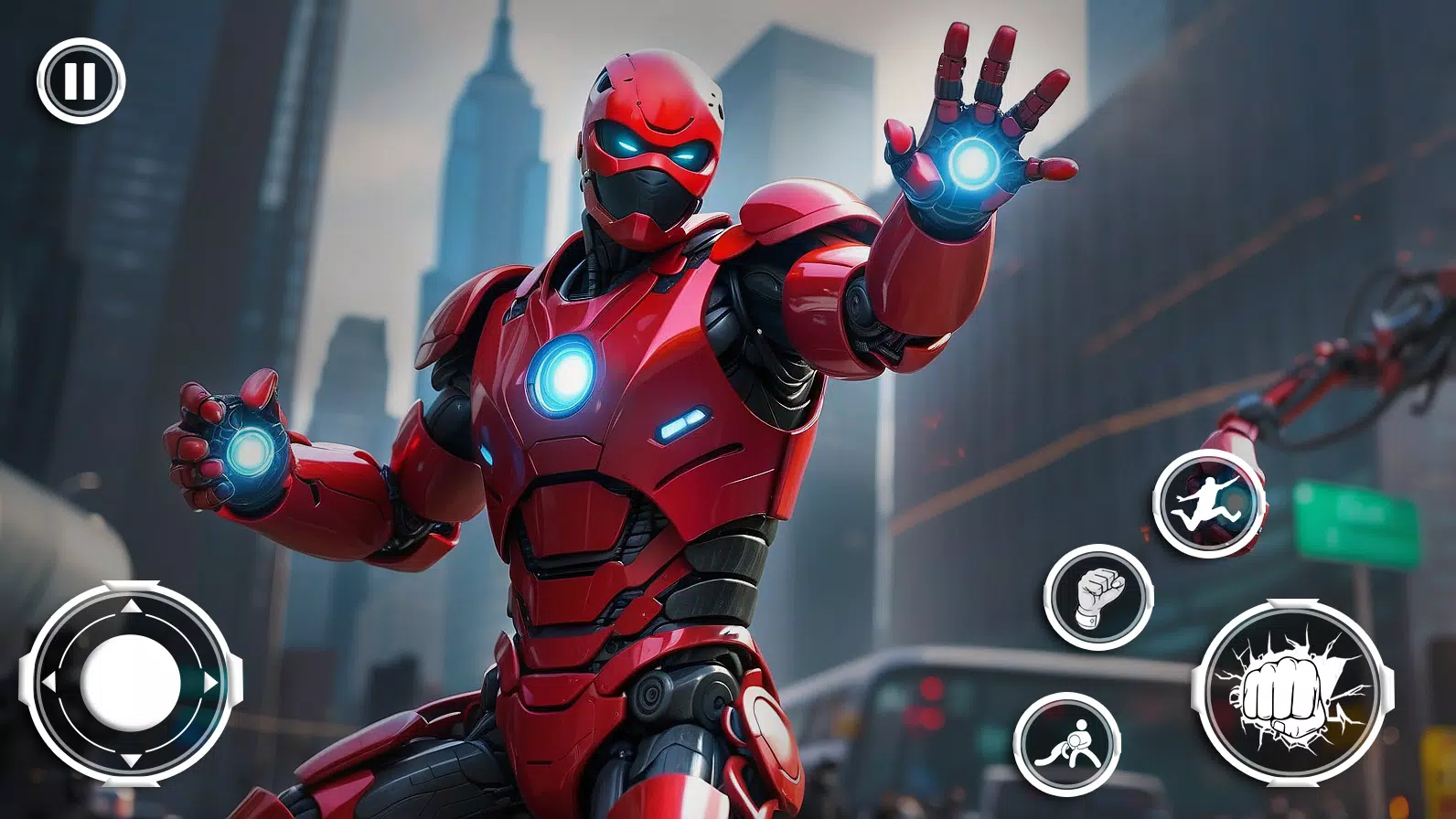Flying Iron Robot Captura de tela 2