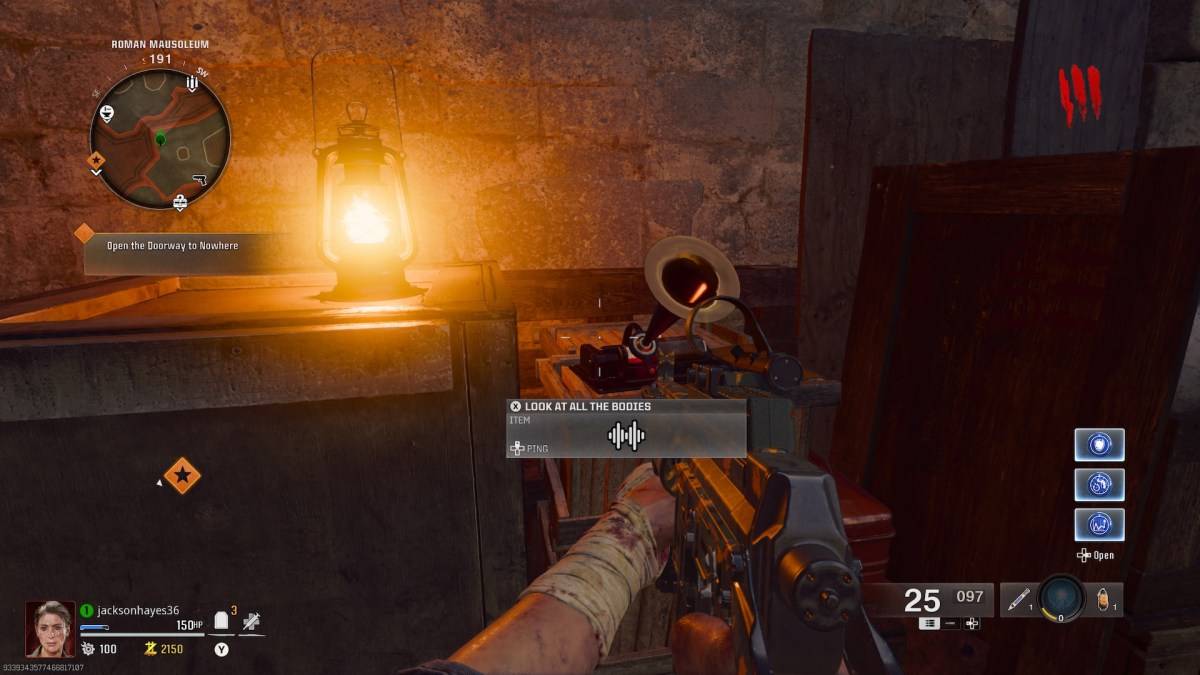 Black Ops 6ゾンビの墓のオーディオログ。