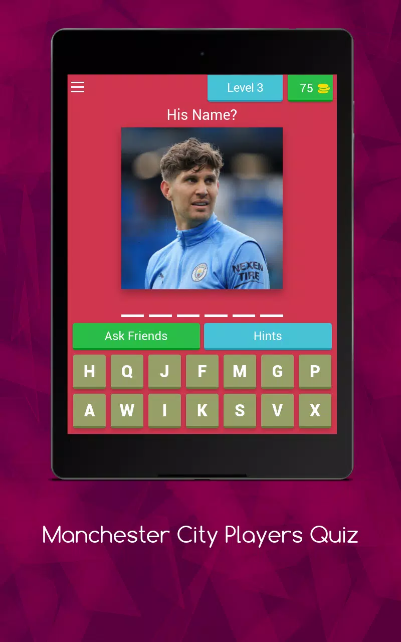 Manchester City Player's Quiz Captura de pantalla 3