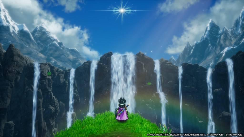 Sinimulan ng bayani ang pagsubok sa pagkatao sa Dragon Quest III: HD-2D Remake.