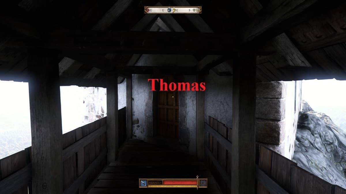 Thomas' bedchamber location