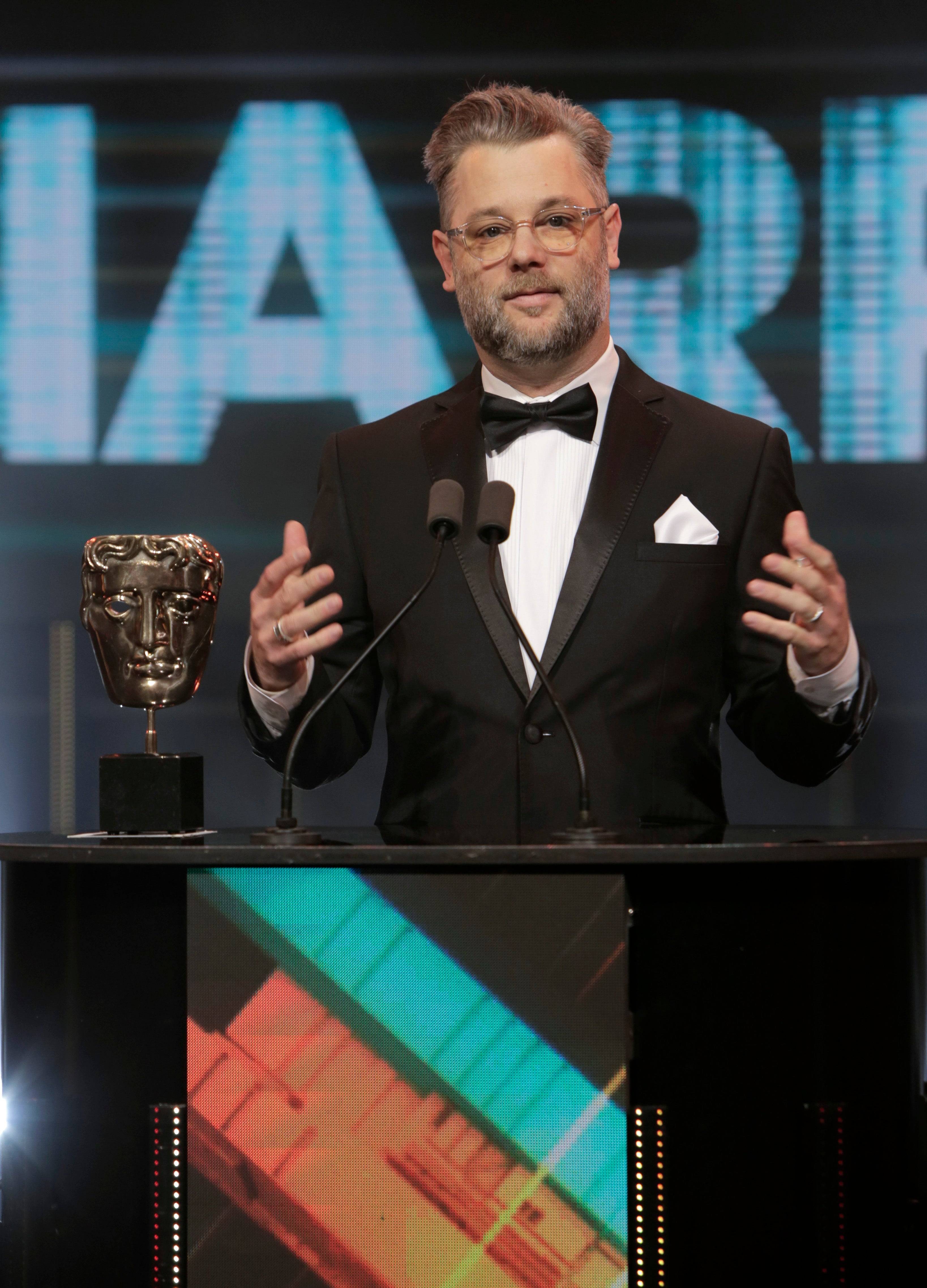Cory Barlog. Afbeeldingskrediet: Hannah Taylor/BAFTA via Getty -afbeeldingen