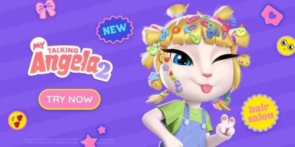 Talking Angela 2 Adds Glam Hair Salon for Star Makeovers