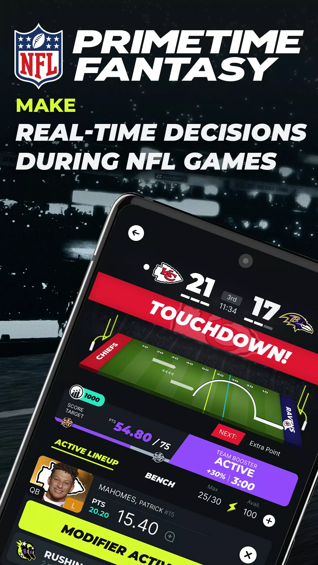 NFL Primetime Fantasy 스크린샷 0