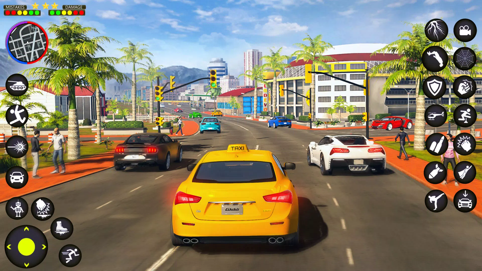 Taxi Driving: 3D Crazy Parking Capture d'écran 3