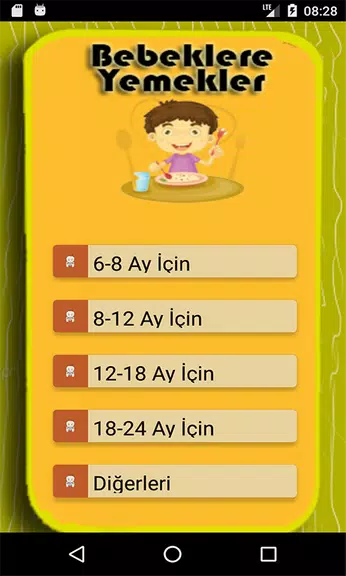 Bebekler İçin Yemek Tarifleri Capture d'écran 0