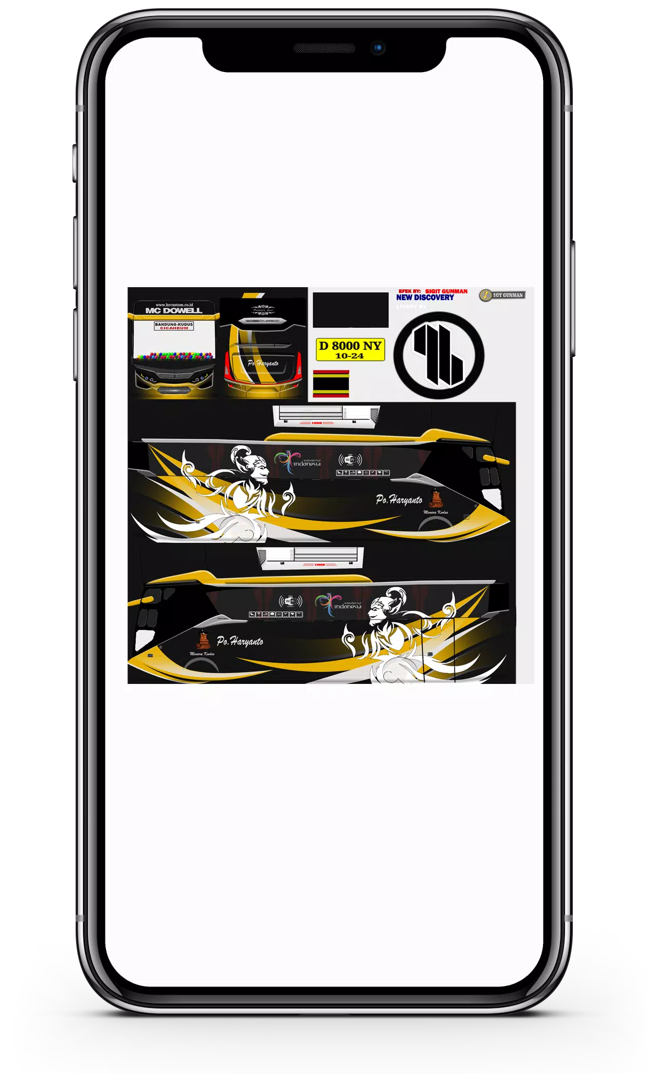 Livery Bus Simulator Indo - Terbaru HD Captura de tela 2