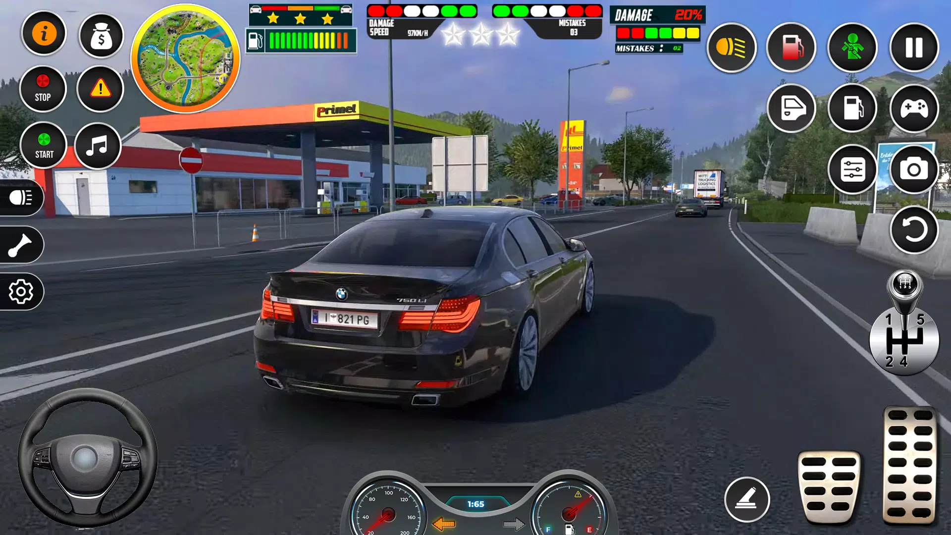 Classic Car Drive Parking Game Captura de tela 3