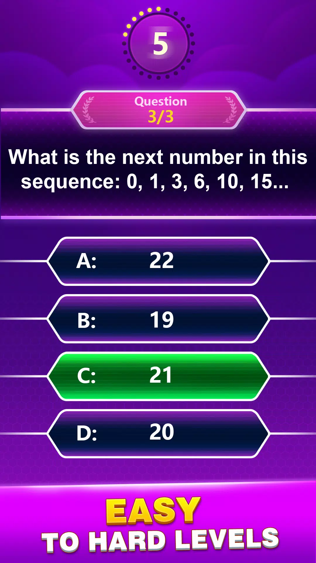 Math Trivia Captura de pantalla 3