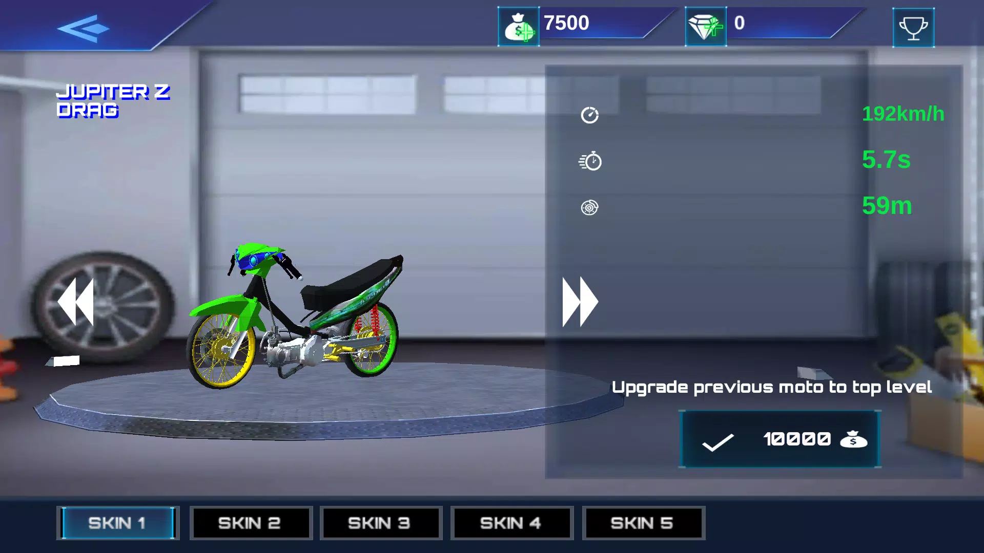 Real Drag Bike Racing Captura de tela 1