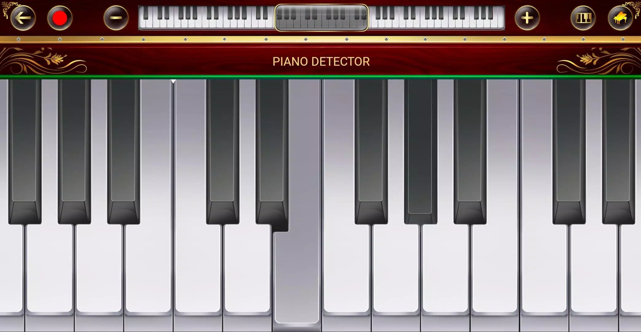 Piano Detector Captura de pantalla 1