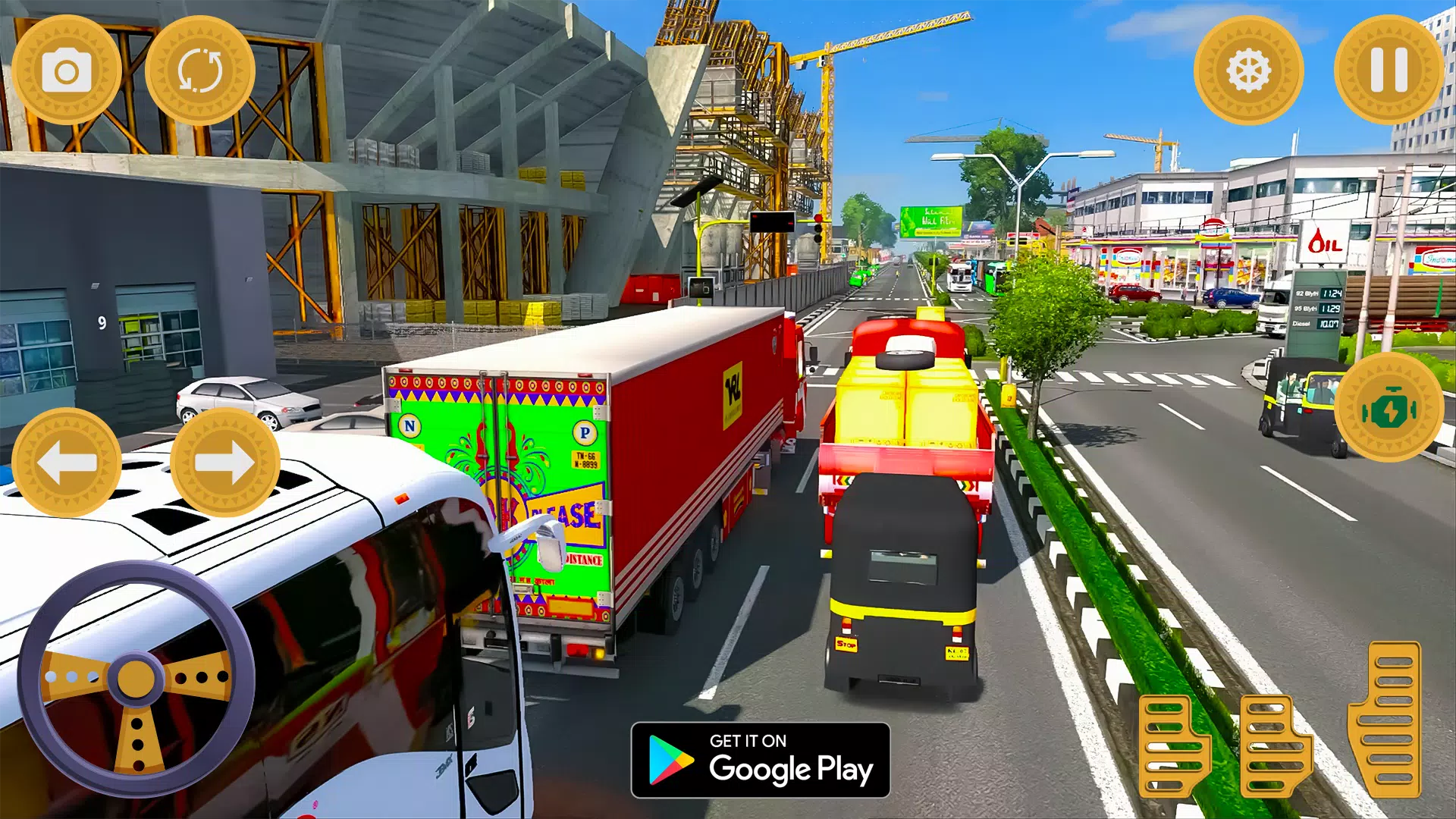 Indian Truck Cargo Simulator Captura de pantalla 1
