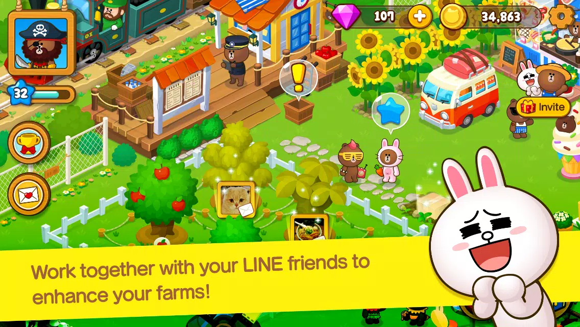 LINE BROWN FARM Captura de tela 1