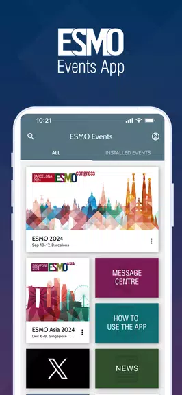 ESMO Events Captura de pantalla 0