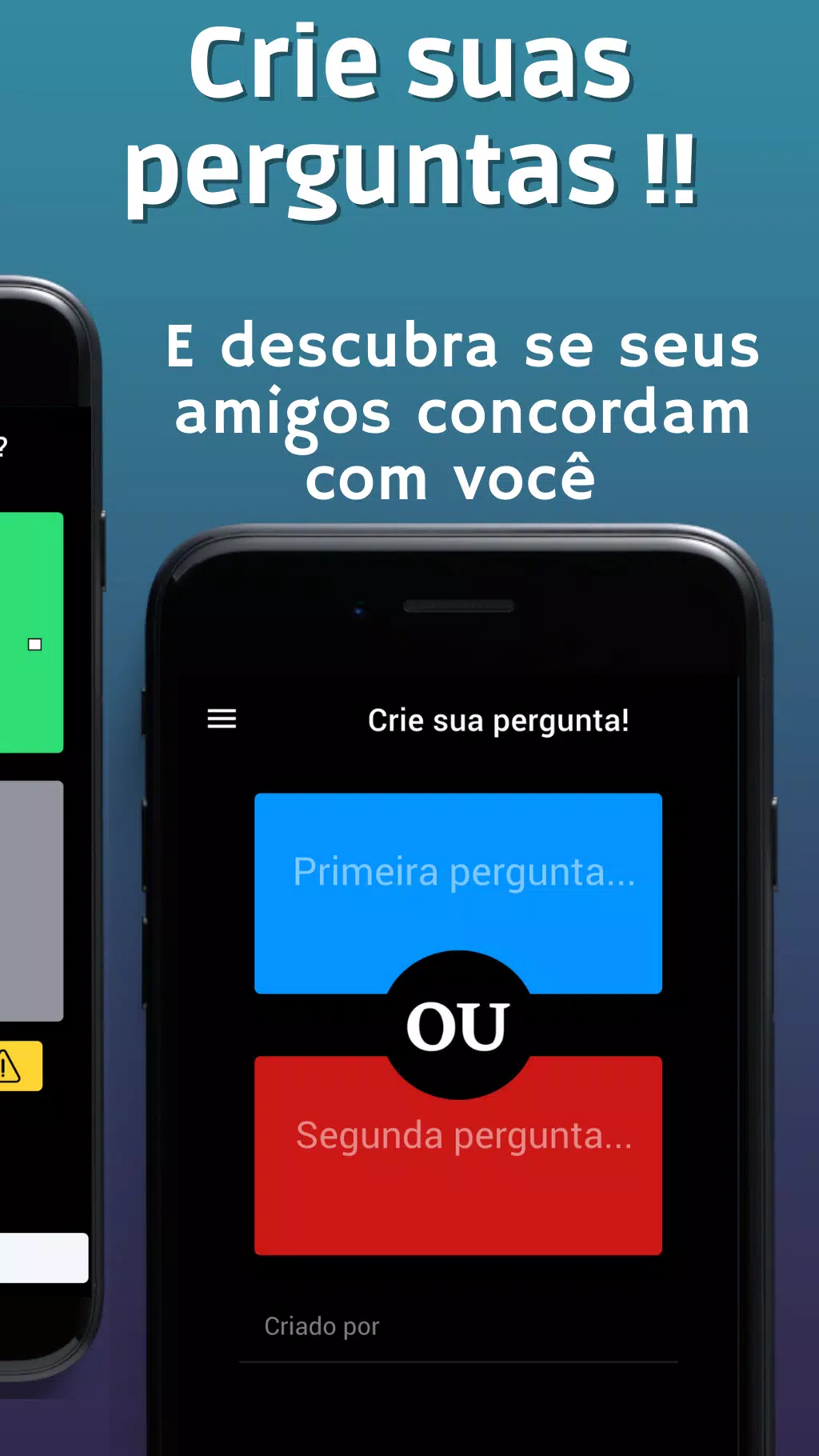 O que você prefere? Capture d'écran 2