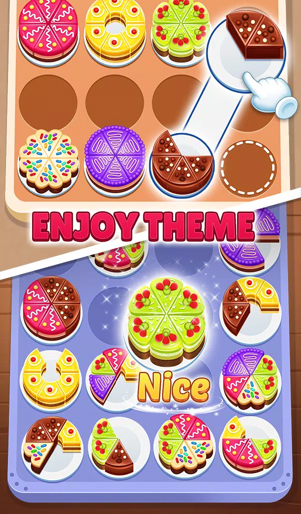 Schermata Cake Sort 3d - Match and Merge 1