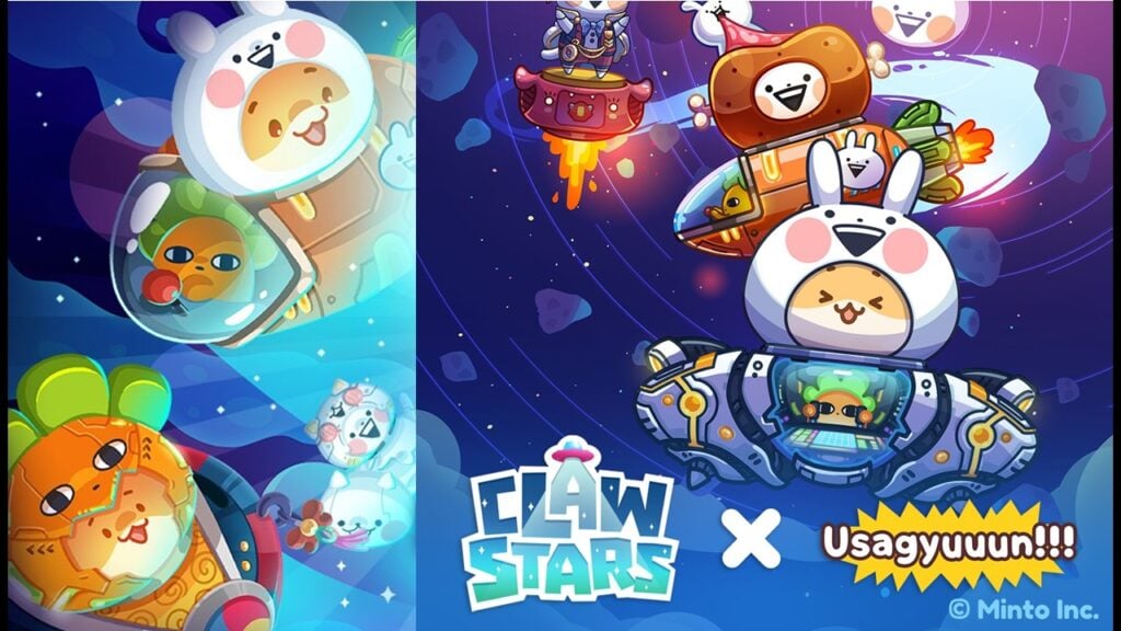 ၎င်းသည် Claw Stars X UsagyuUun crossover အဖြစ် <🎜> X Usagyuuun Crossover အဖြစ် fluffy space odyssey ဖြစ်သည်။