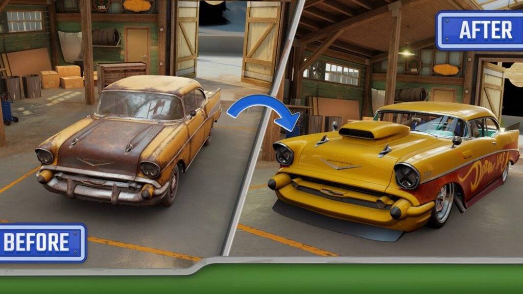 Matchcreek Motors: crea auto personalizzate con il divertimento Match-3