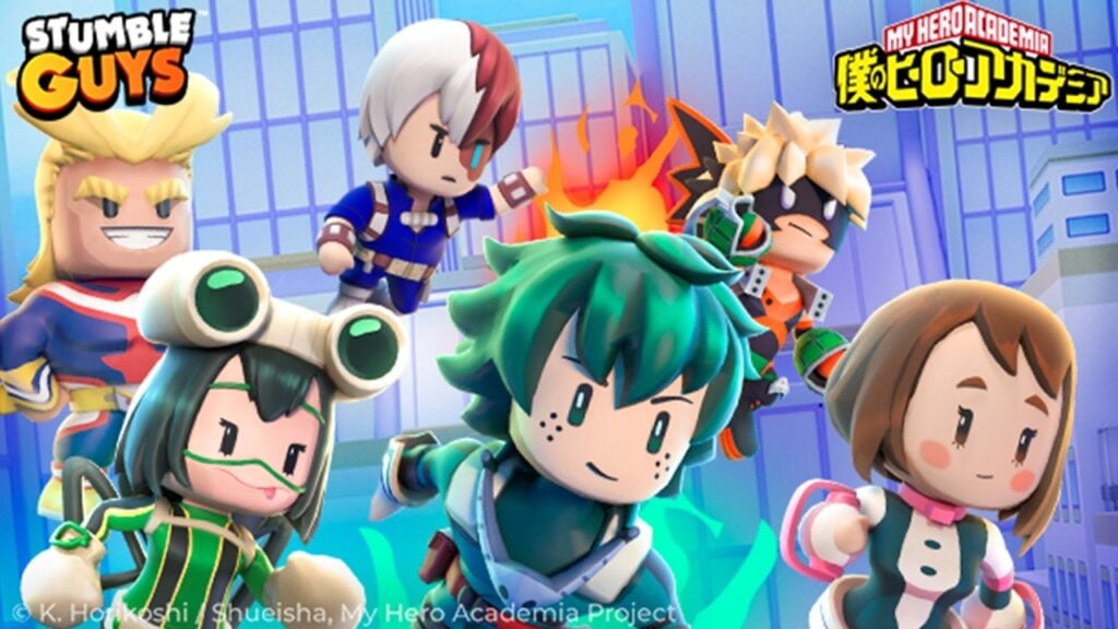 Stuff na mga koponan ng mga lalaki kasama ang aking Hero Academia para sa Epic Crossover event!