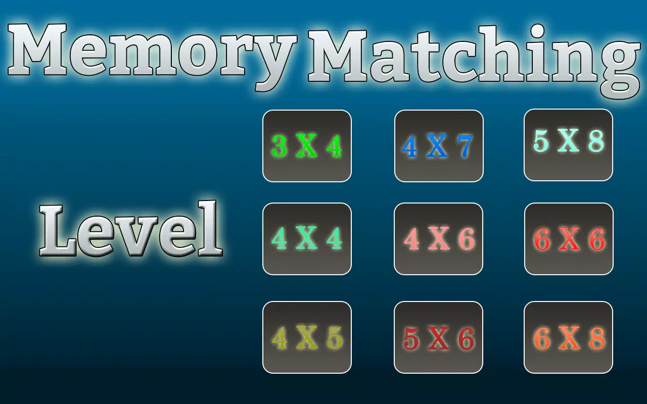 Memory Matching Game 스크린샷 0