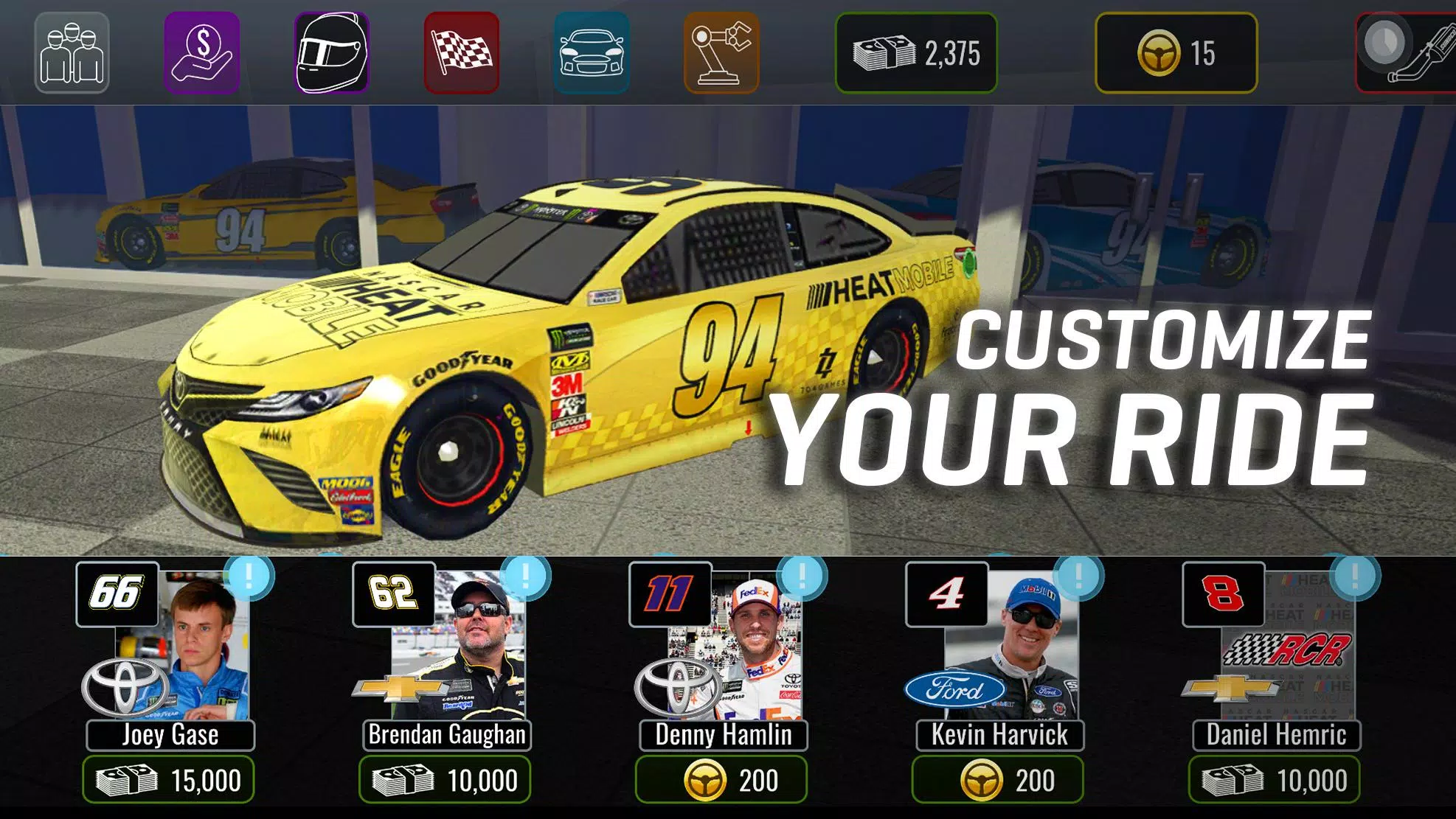 NASCAR Heat Mobile スクリーンショット 1