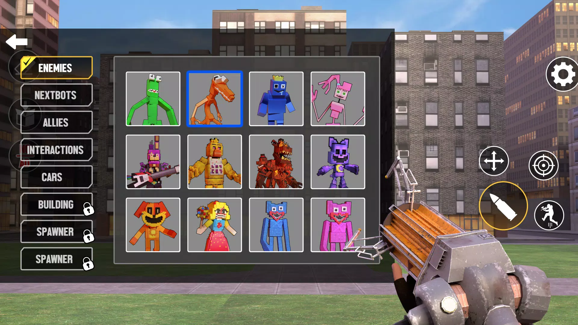 Shooter Nextbots: Sandbox Mod Captura de tela 2