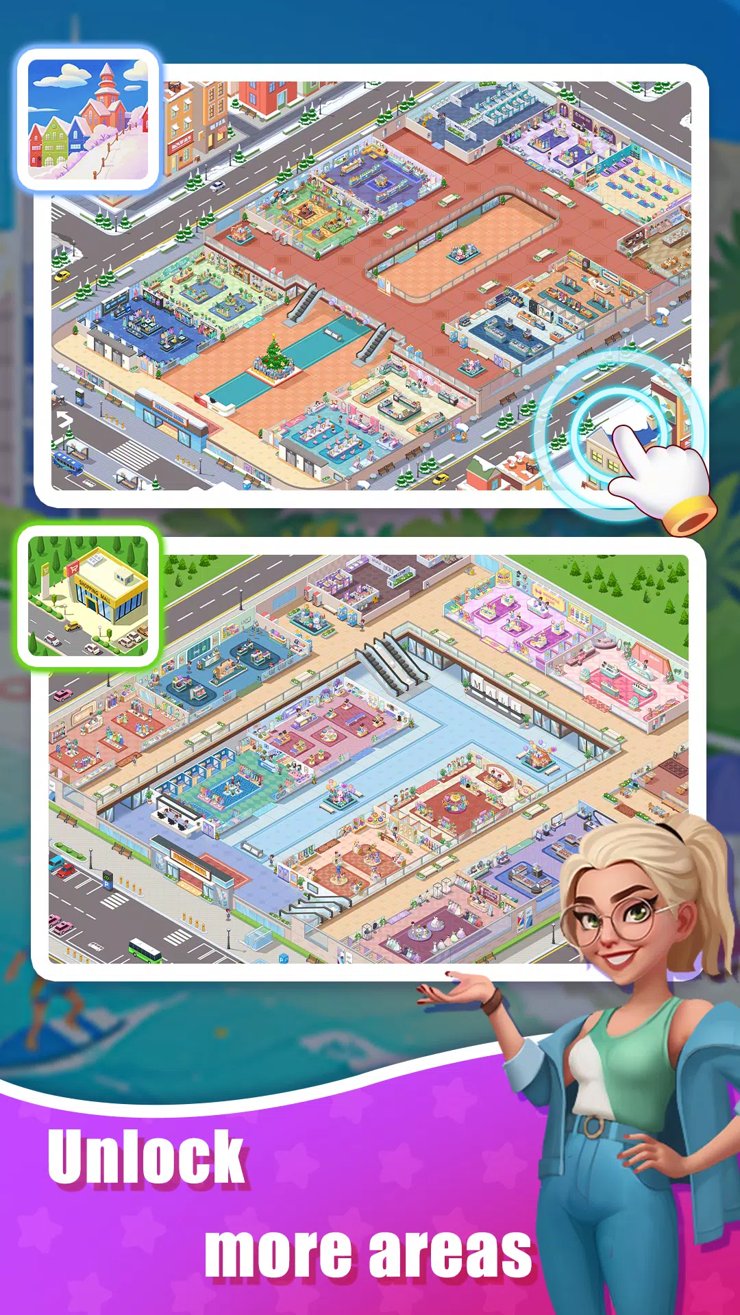Idle Shopping Mall - Tycoon应用截图第1张