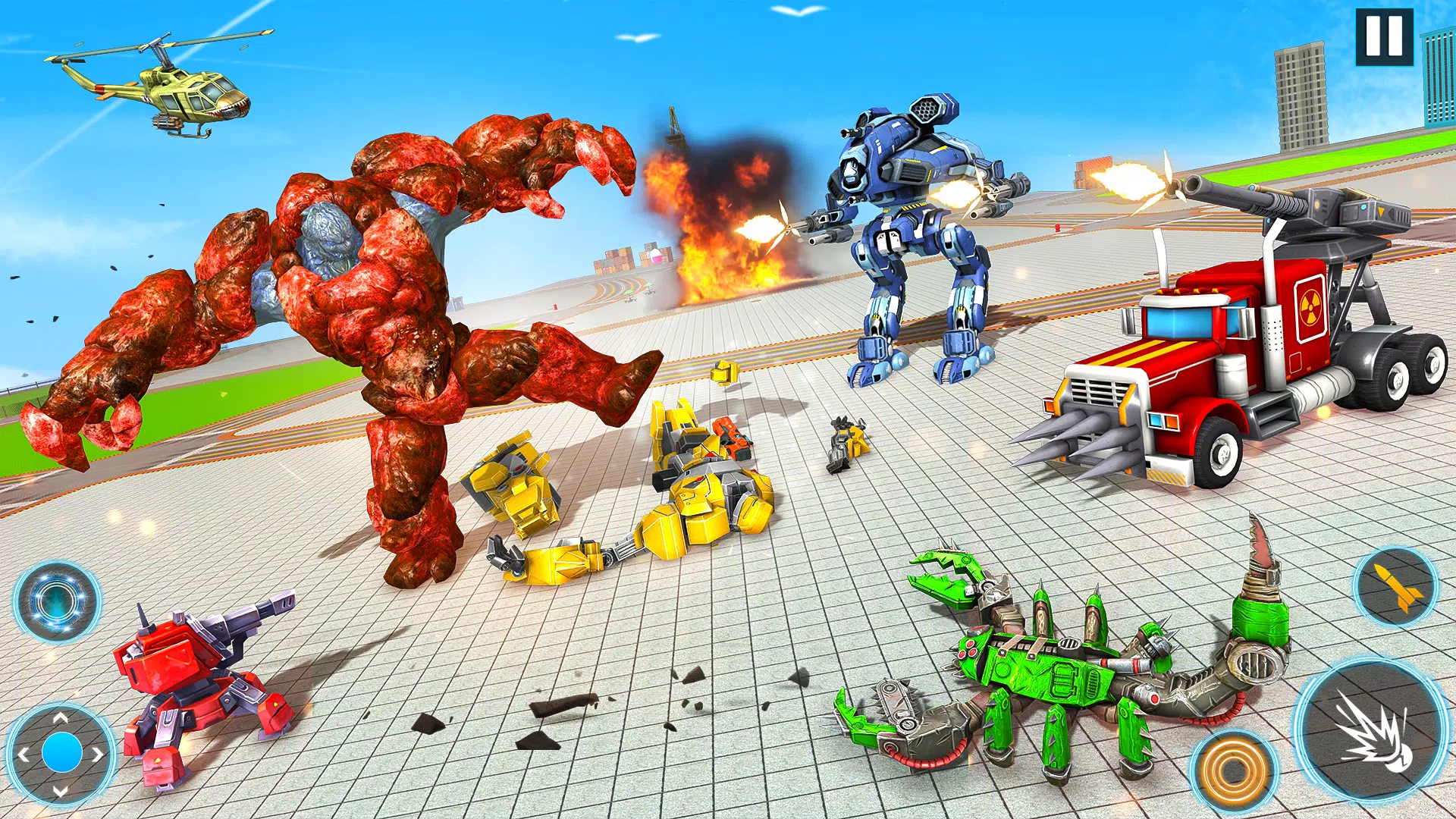 Snake Robot Game - Stone Robot Captura de pantalla 2