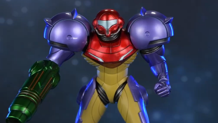 Patung saman graviti samus metroid tersedia untuk preorder