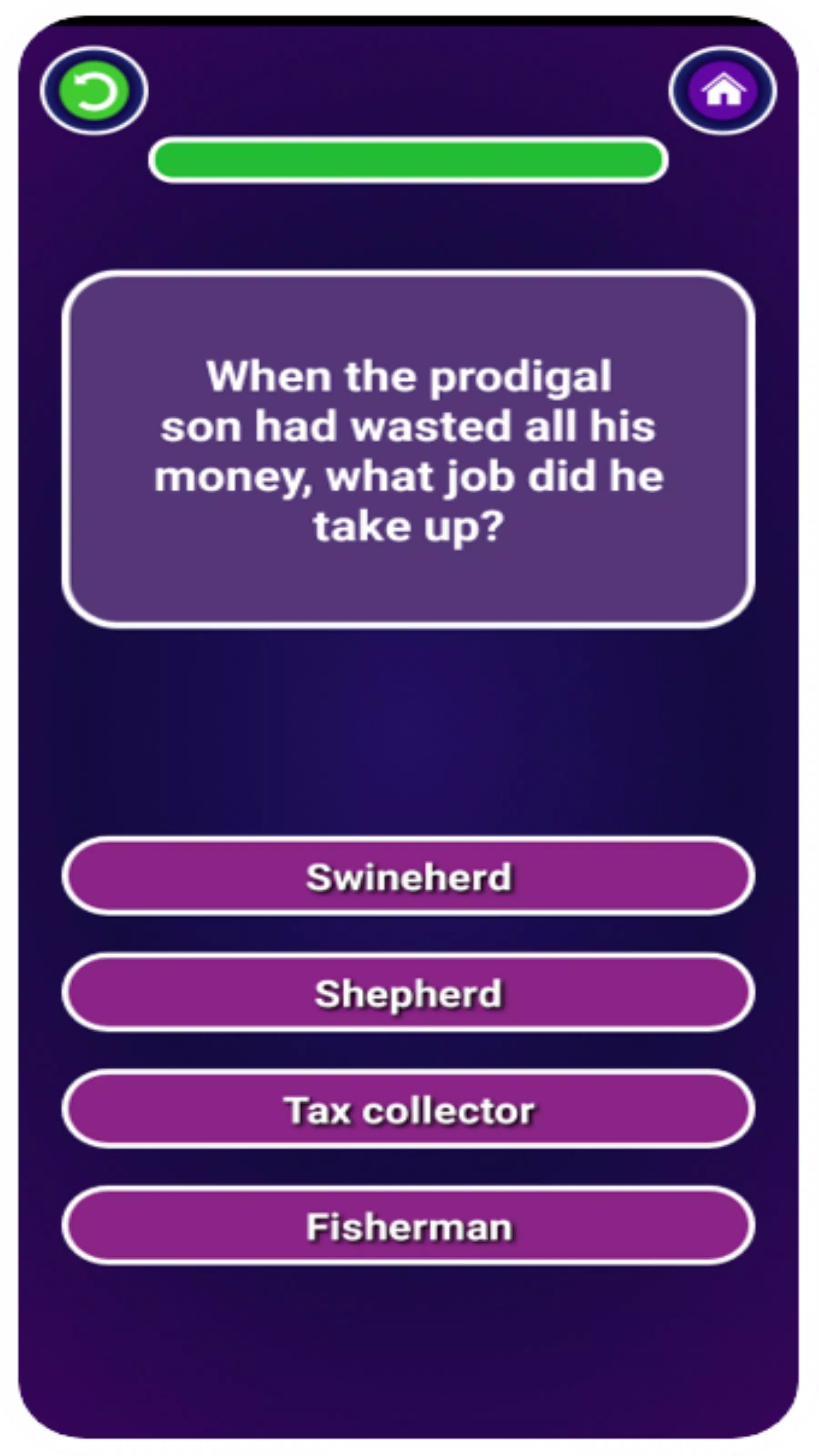 Bible Quiz & Answers Скриншот 0