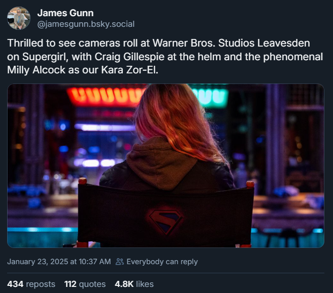 Milly Alcock trong vai Supergirl