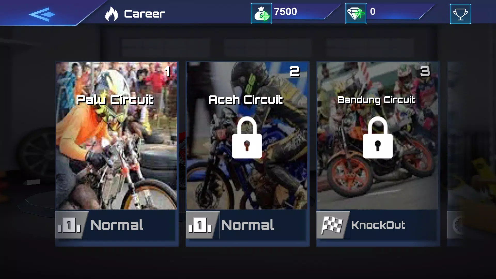 Real Drag Bike Racing Captura de tela 3