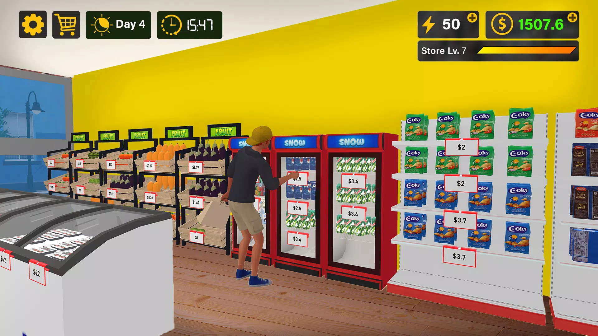 Supermarket 3D Simulation Game Capture d'écran 0