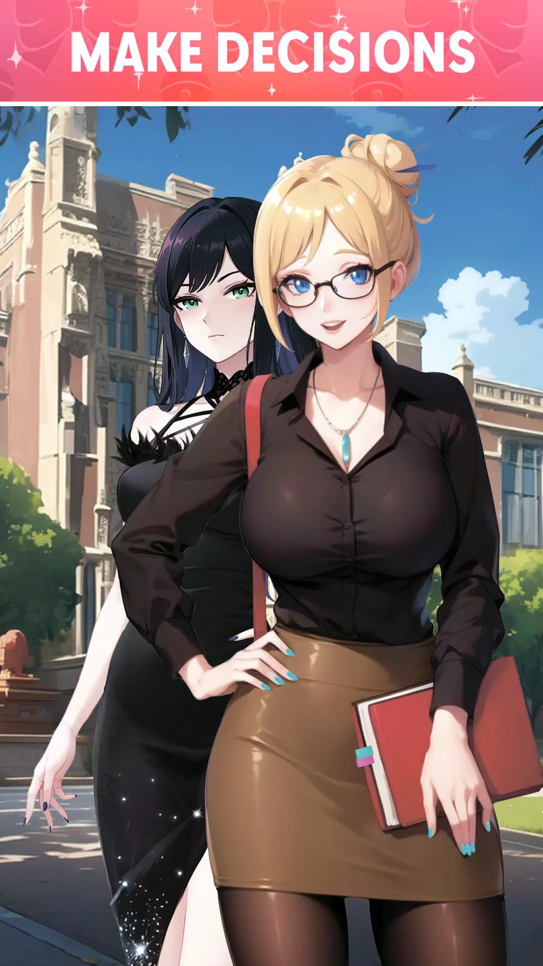 Anime Dating Sim: Steamy Waifu Скриншот 1