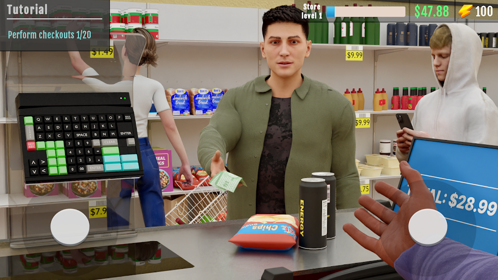 Supermarket Simulator 3D Store Ekran Görüntüsü 2