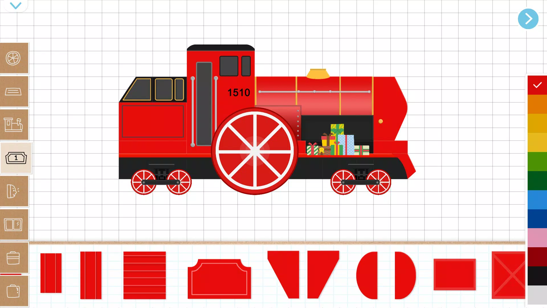 Christmas Train Game For Kids スクリーンショット 0