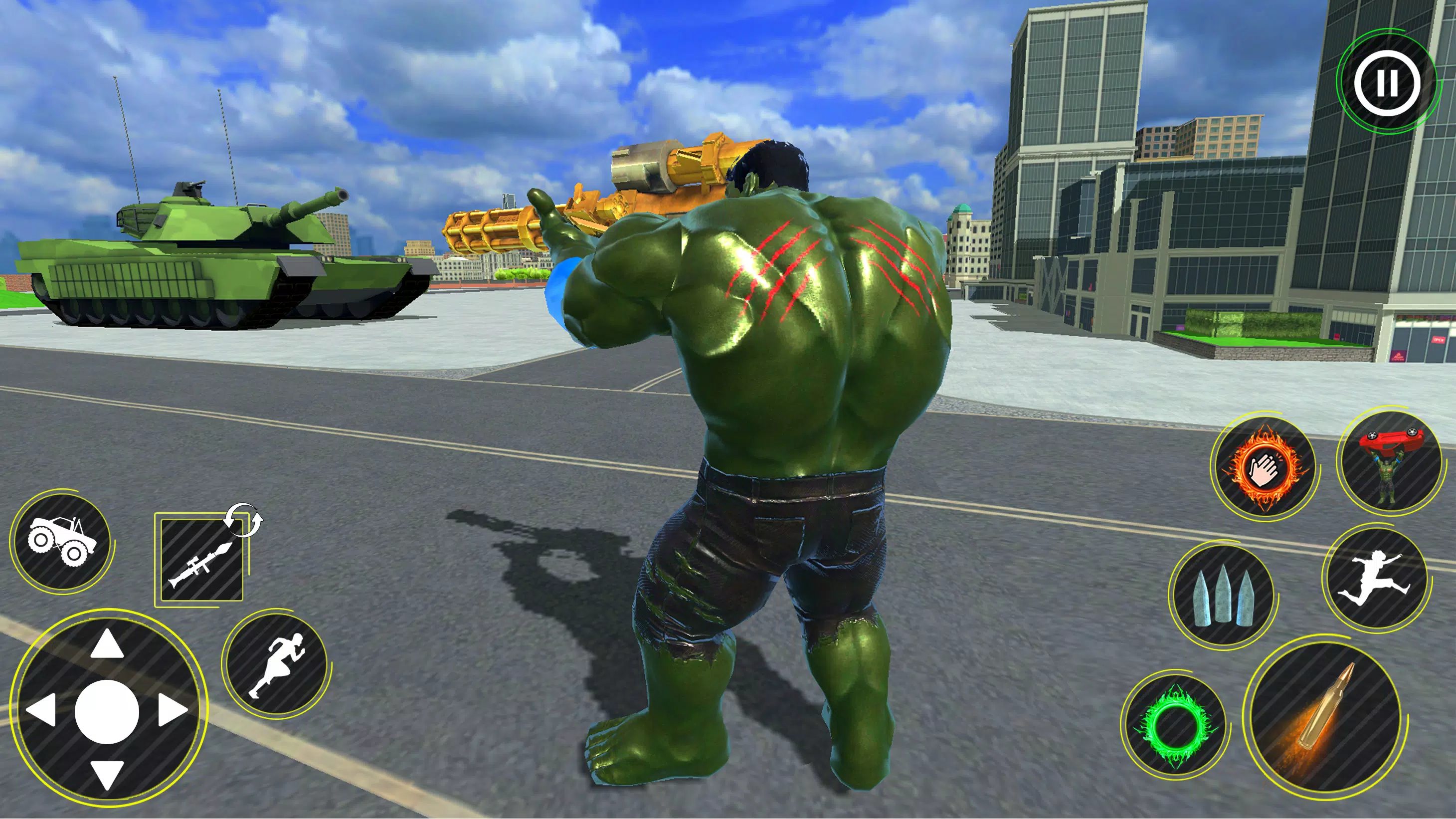 Incredible Monster Hero 3D War Capture d'écran 2