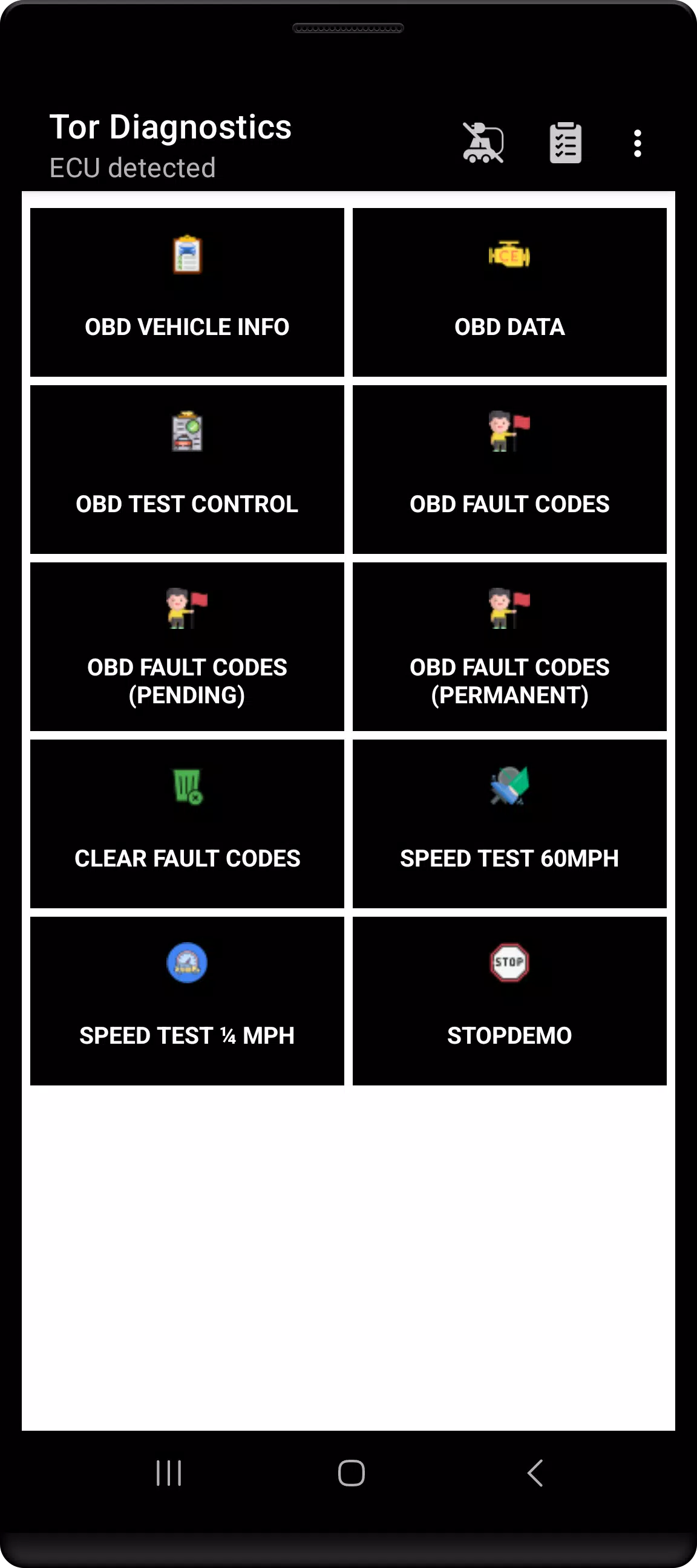 Tor OBD2 Diagnostics 스크린샷 1