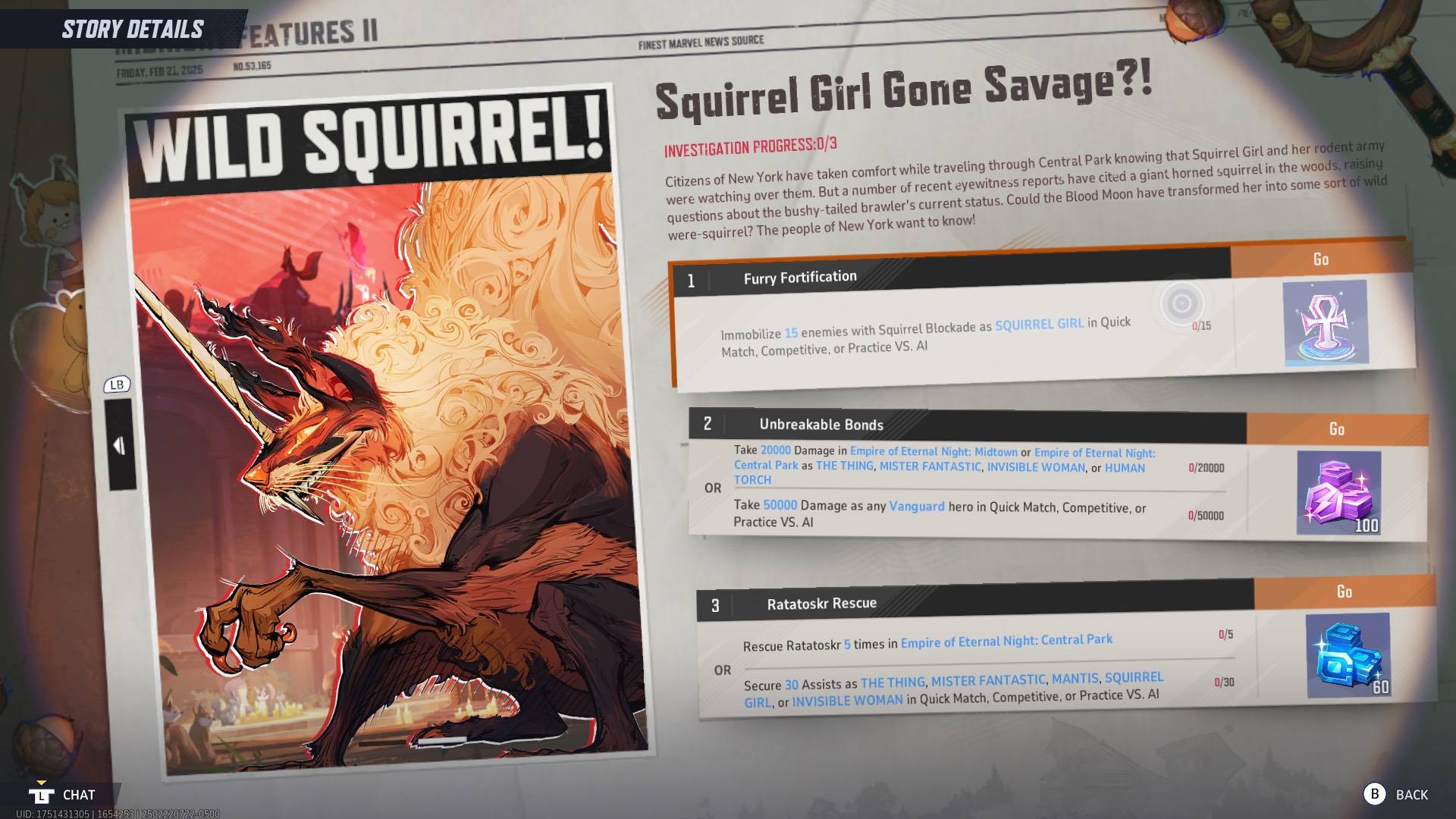 Rescue Ratatoskr: Marvel Rivals Central Park Mission