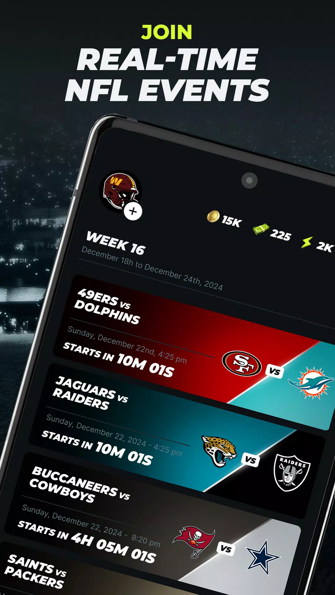 NFL Primetime Fantasy 스크린샷 2