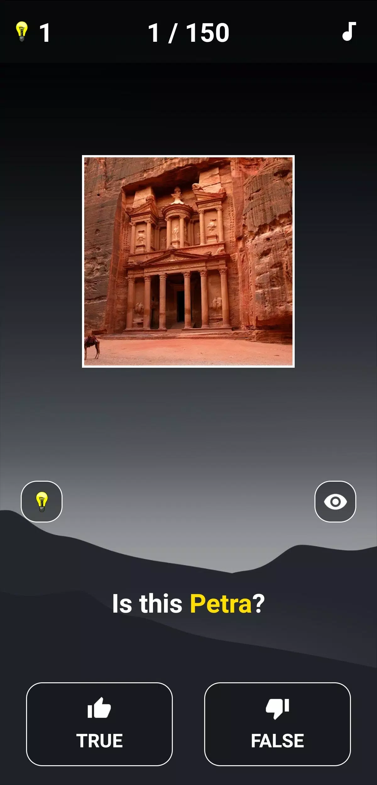 Landmarks Quiz Captura de tela 2
